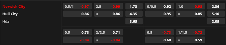 Soi k&egrave;o ch&acirc;u &Aacute; Norwich City vs Hull City, 21h ng&agrave;y 5/8 - Ảnh 4