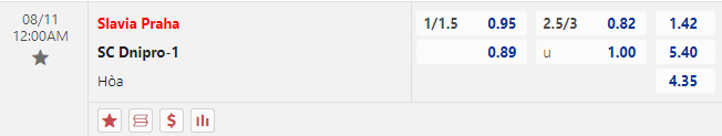 Lật tẩy nh&agrave; c&aacute;i h&ocirc;m nay: Slavia Praha vs Dnipro-1, 0h00 ng&agrave;y 11/8		 - Ảnh 1