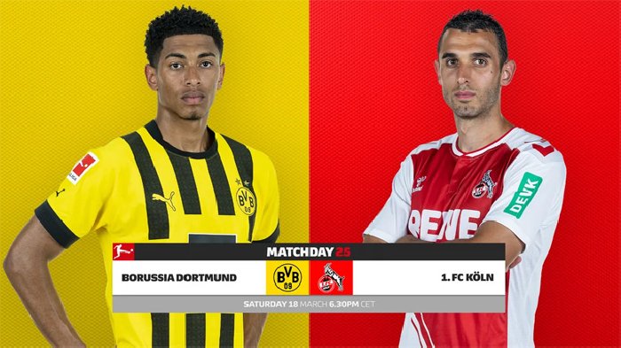 Nhận định Dortmund vs Cologne, 0h30 ngày 19/3: Chiếm đỉnh!