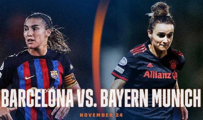 Nhận định Nữ Barcelona vs Nữ Bayern Munich, 0h45 ngày 25/11: Đại chiến bóng hồng