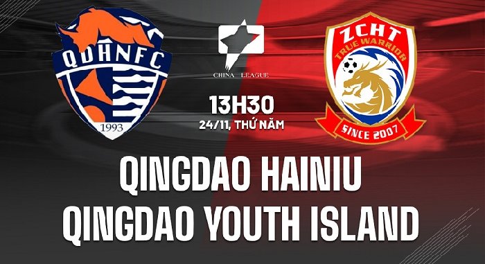 Nhận định Qingdao Hainiu vs Qingdao Youth, 13h30 ngày 24/11: Tiếp đà thăng hoa