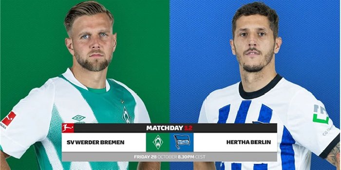 Soi kèo Bremen vs Hertha Berlin, 01h30 ngày 29/10: Cầm chân nhau