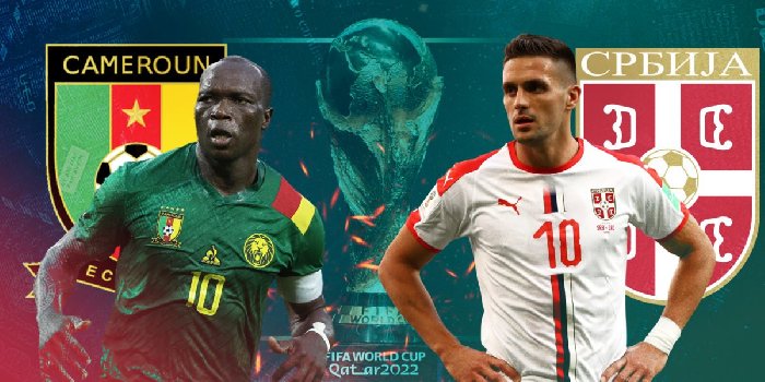 Link trực tiếp Cameroon vs Serbia, 17h00 ngày 28/11, World Cup 2022